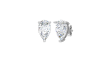 Load image into Gallery viewer, 1.00 ctw Pear Lab Grown Studs