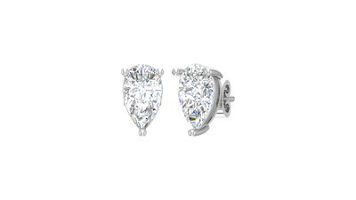 1.00 ctw Pear Lab Grown Studs