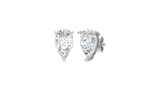 1.00 ctw Pear Lab Grown Studs