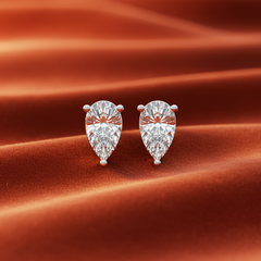1.00 ctw Pear Lab Grown Studs