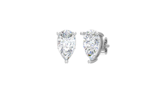 1.00 ctw Pear Lab Grown Studs