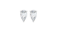 1.00 ctw Pear Lab Grown Studs
