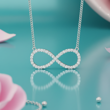 Load image into Gallery viewer, Classic Gold Diamond Infinity Necklace With Chain