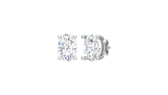 1.50 ctw Oval Lab Grown Studs