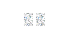 1.50 ctw Oval Lab Grown Studs