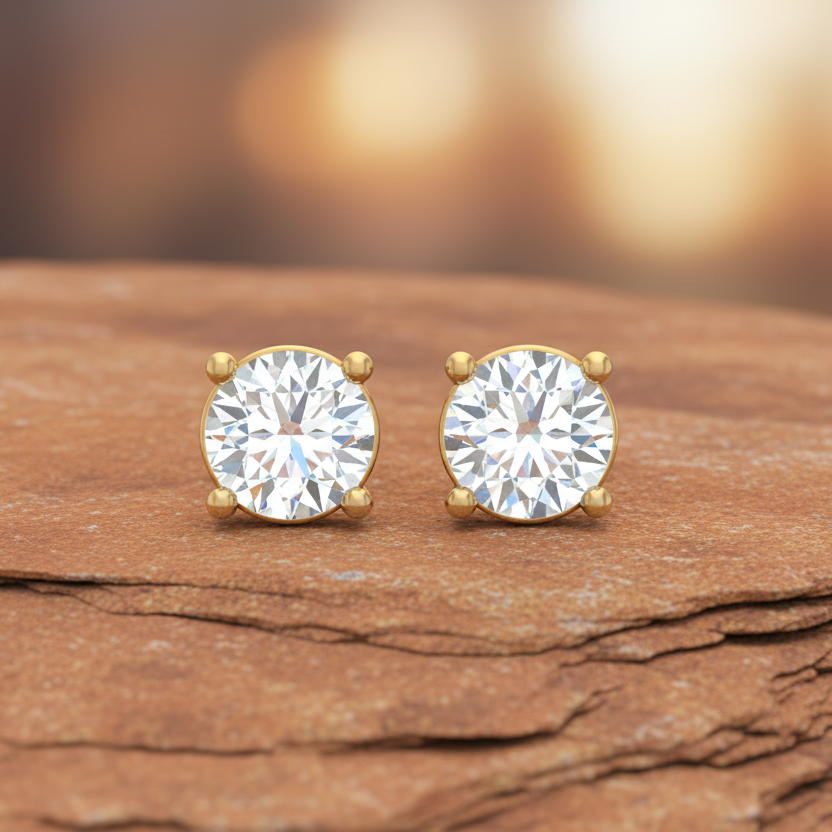 0.50 ctw Round Lab Grown Studs