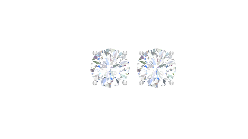 3.00 ctw Round Lab Grown Studs