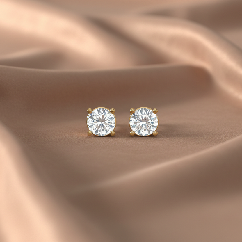 3.00 ctw Round Lab Grown Studs