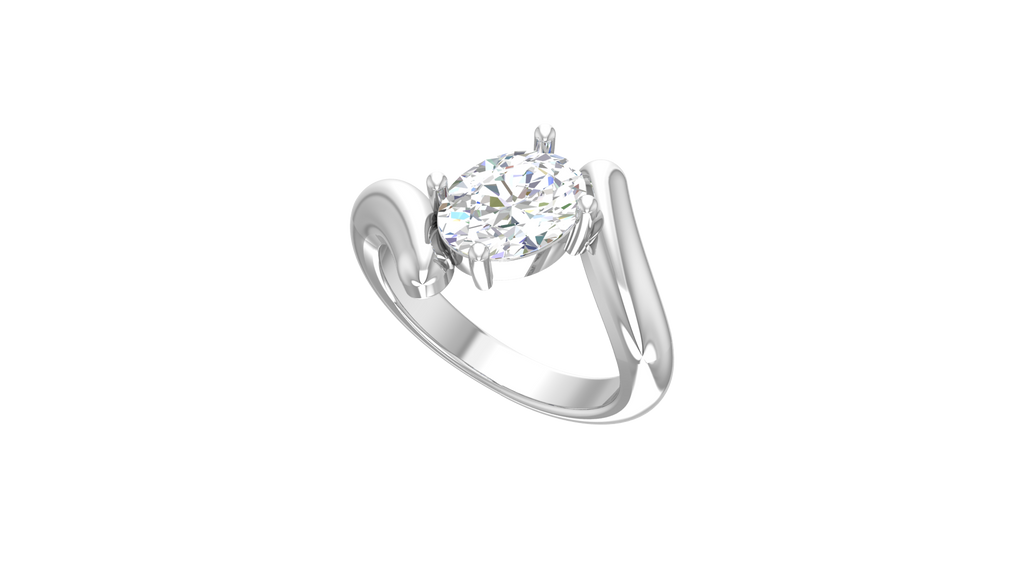 IGI cert. 2.00 ctw Oval Lab Grown