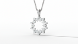 Eternal Love Gold Diamond Pendant