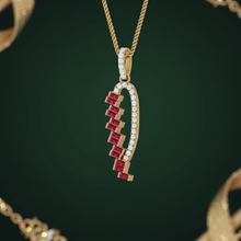 Load image into Gallery viewer, Ruby Baguette