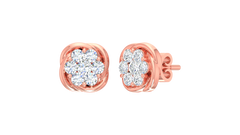 Love Knot Cluster Stud Earring
