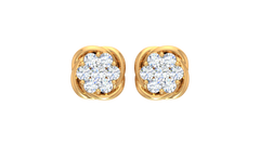 Love Knot Cluster Stud Earring