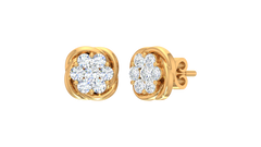 Love Knot Cluster Stud Earring