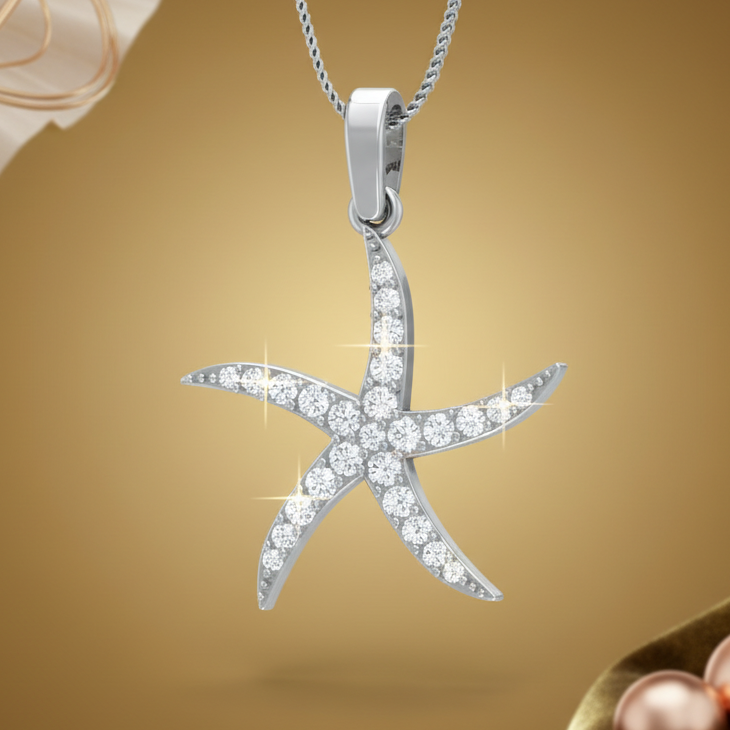 Sea Star Diamond Accent Sparkle