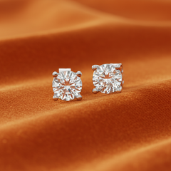 0.70 ctw Round Lab Grown Studs
