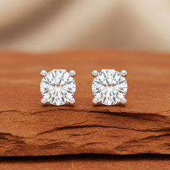 0.70 ctw Round Lab Grown Studs