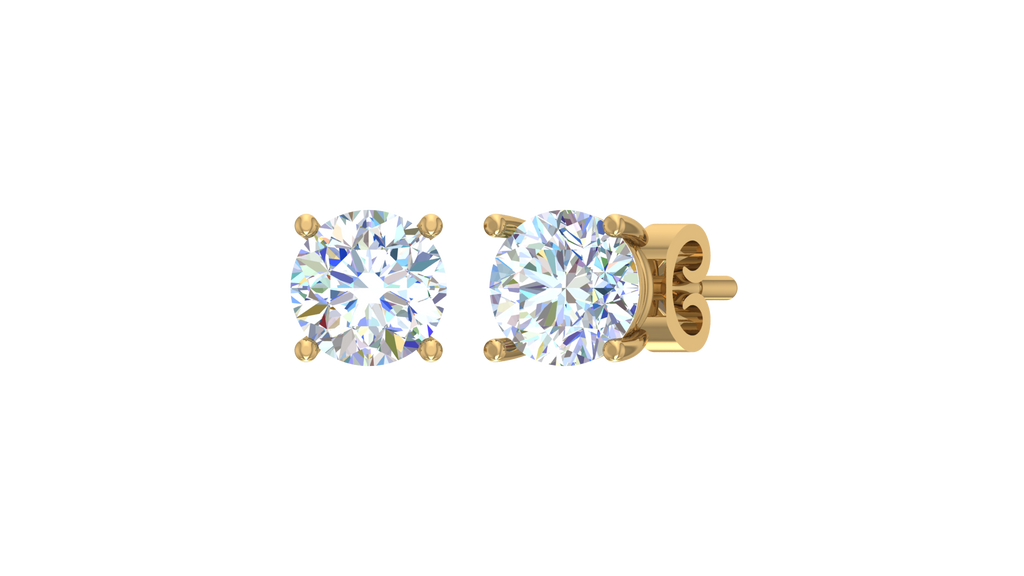 1.00 ctw Round Lab Grown Studs