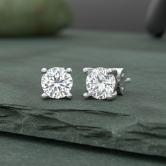 2.15 ctw Round Lab Grown Studs