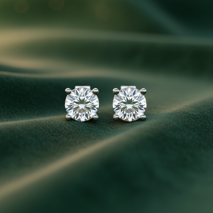 0.40 ctw Round Lab Grown Studs