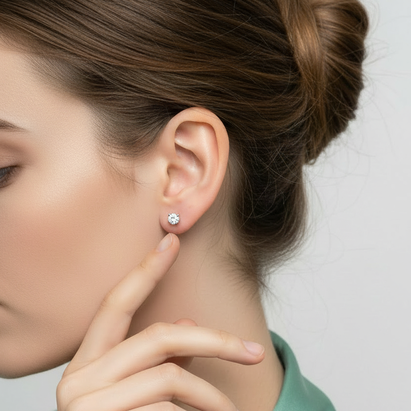 0.35 ctw Round Lab Grown Studs
