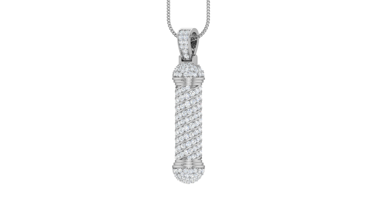 Round Brilliant Spiral Bar