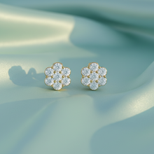 Load image into Gallery viewer, Blooming Flower Cluster Certified Diamond