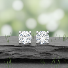 2.50 ctw Round Lab Grown Studs