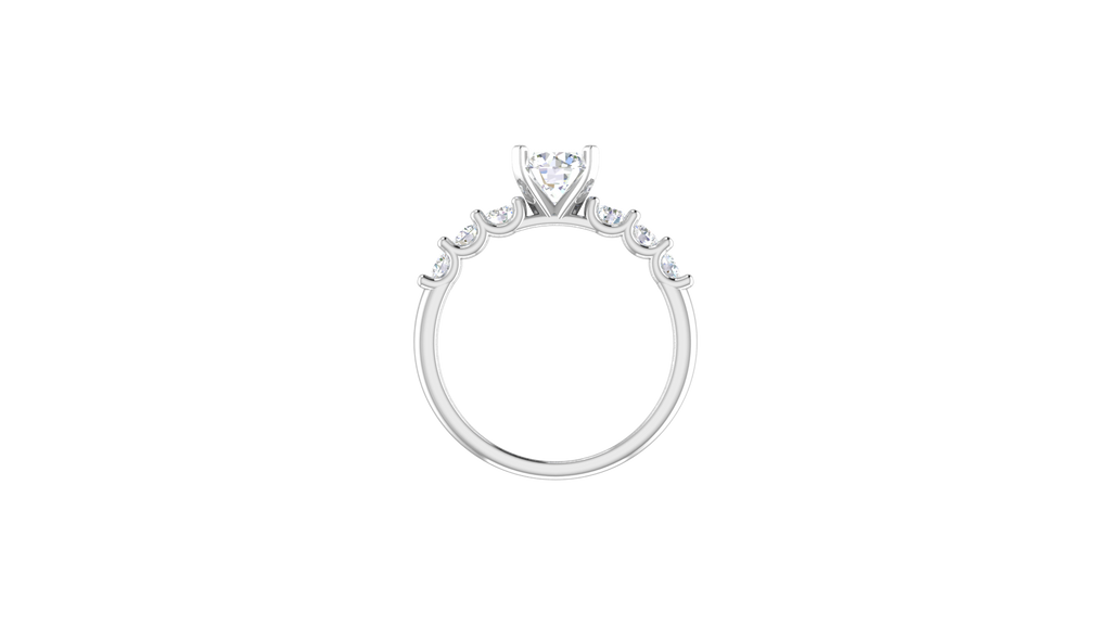 1.00 ctw Center Stone With 0.50 ctw Side Diamond