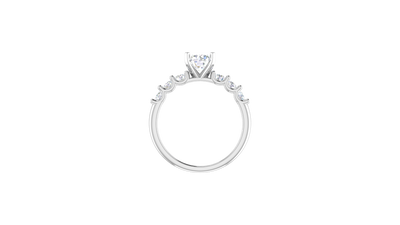 1.00 ctw Center Stone With 0.50 ctw Side Diamond