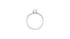 IGI cert. 1.00 ctw Center Stone With 0.50 ctw Side Diamond