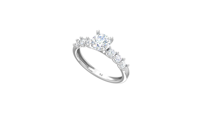 1.00 ctw Center Stone With 0.50 ctw Side Diamond