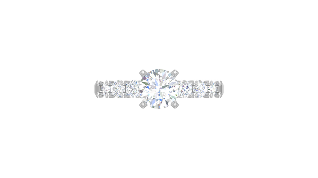 1.00 ctw Center Stone With 0.50 ctw Side Diamond
