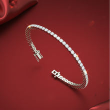 Load image into Gallery viewer, Timeless Gold And Diamond Tennis Bracelet