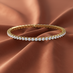 Classic Round Cut Diamond Tennis Lab Grown Diamond