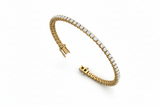 Prong-Set Diamond Line Tennis Bracelet