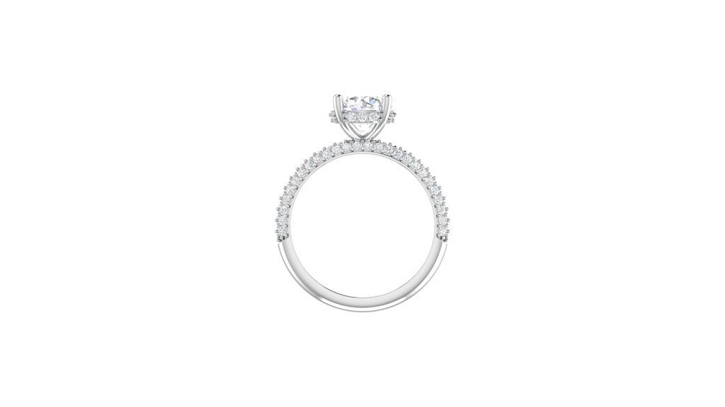 1.50 ctw Center Stone With 0.50 ctw Side Diamond