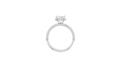 IGI cert. 1.50 ctw Center Stone With 0.50 ctw Side Diamond