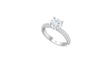 Load image into Gallery viewer, 1.50 ctw Center Stone With 0.50 ctw Side Diamond