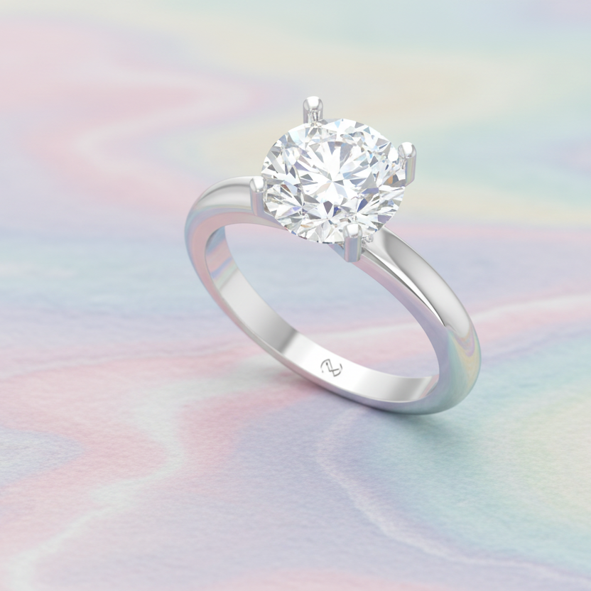 IGI cert. 1.50 ctw One Stone Lab Grown Diamond