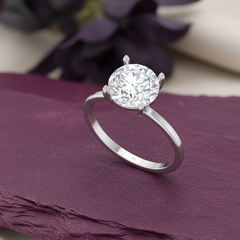 IGI cert. One Stone One cttw Lab Grown Diamond