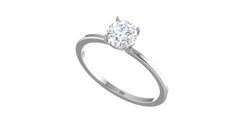 IGI cert. One Stone Lab Grown Diamond