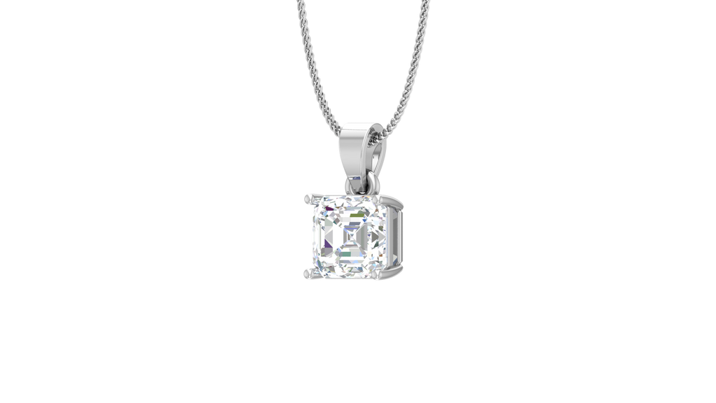 IGI cert. 1.00 ctw One Stone Emerald Square Lab Grown Diamond