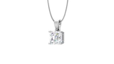 IGI cert. 1.00 ctw One Stone Emerald Square Lab Grown Diamond