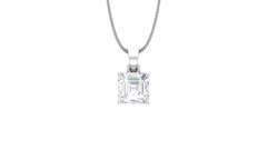 IGI cert. 1.00 ctw One Stone Emerald Square Lab Grown Diamond