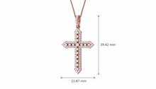 Load image into Gallery viewer, Delicate Unique Design Cross  Diamond