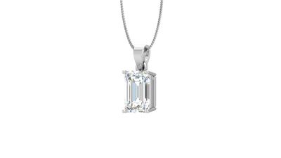 IGI cert. 1.00 ctw One Stone Emerald Lab Grown Diamond