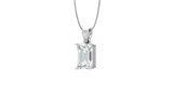 IGI cert. 1.00 ctw One Stone Emerald Lab Grown Diamond