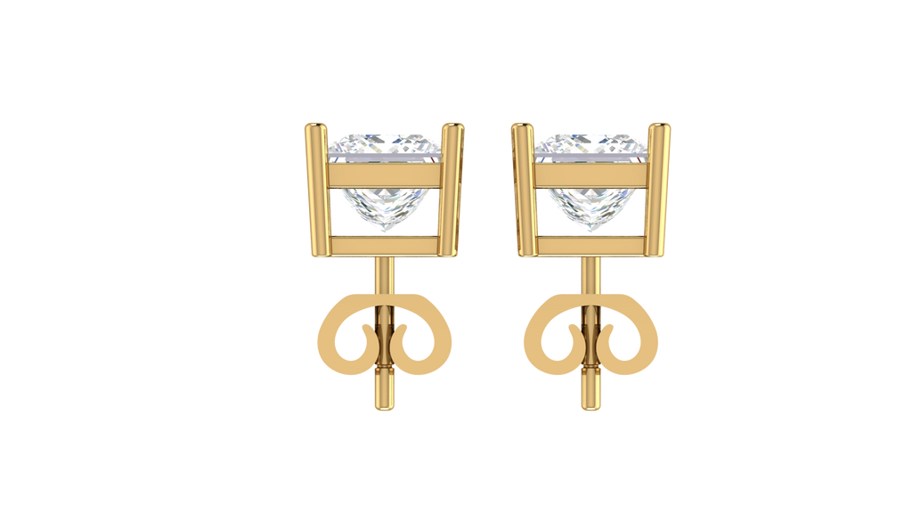 0.40 ctw Princess Lab Grown Studs