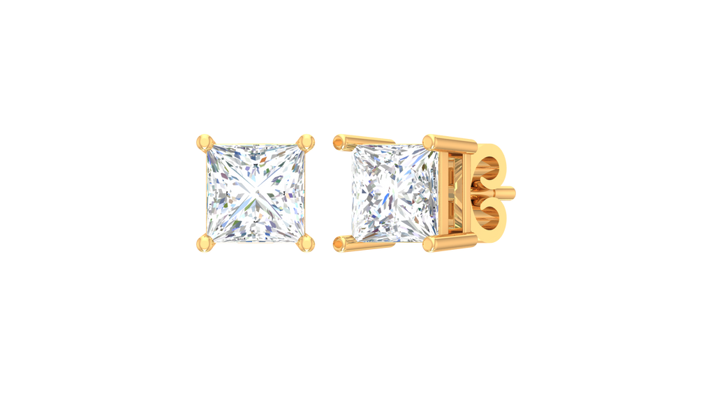 0.40 ctw Princess Lab Grown Studs